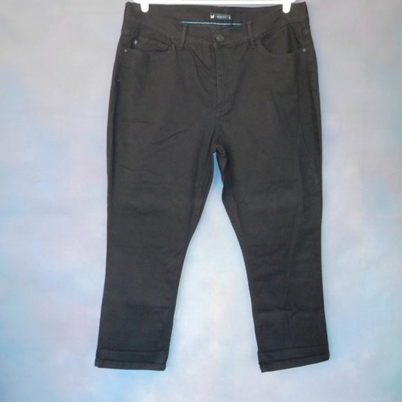 Lee Denim - Lee Black Easy Fit Jeans Size 18 Medium